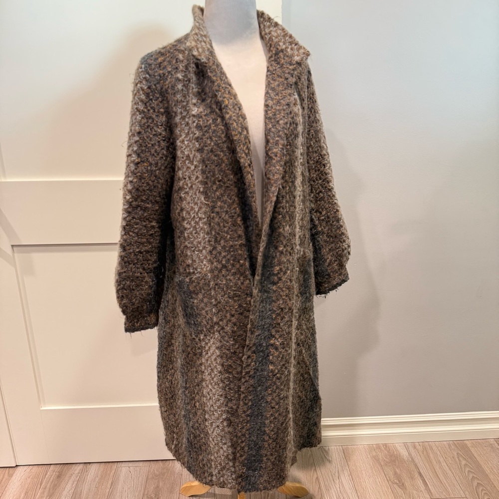 Vintage  70’s MJ Seattle Mohair Lined Long Coat